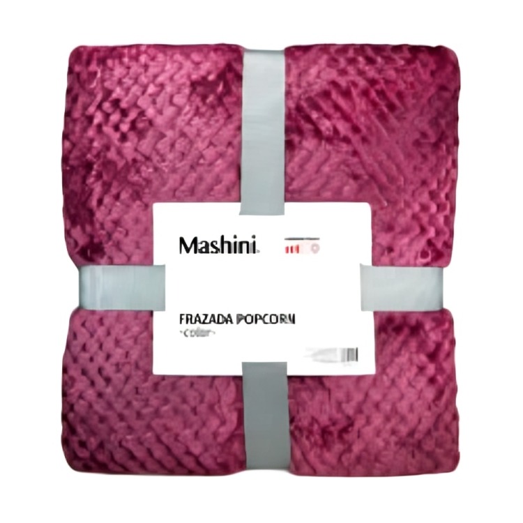 FRAZADA POPCORN 1.5 PLAZAS / BURDEO – MASHINI - 1