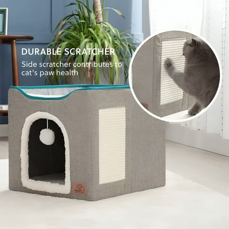 CAMA CASA IGLU PARA MASCOTAS GATO Y PERRO PEQUEÑO - 2
