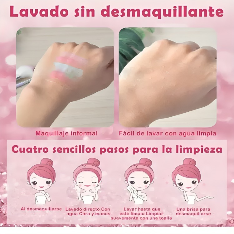 KIT DE JUGUETES MAQUILLAJE PARA NIÑAS COSMETICO MANICURA - 3