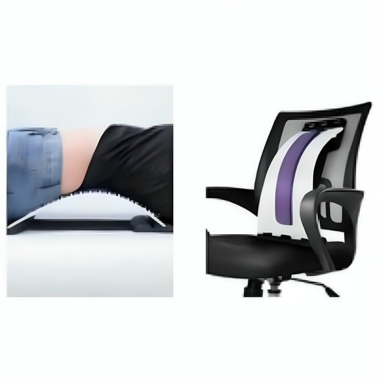 MASAJEADOR CORRECTOR DE ESPALDA APOYO LUMBAR 3 NIVELES - 1