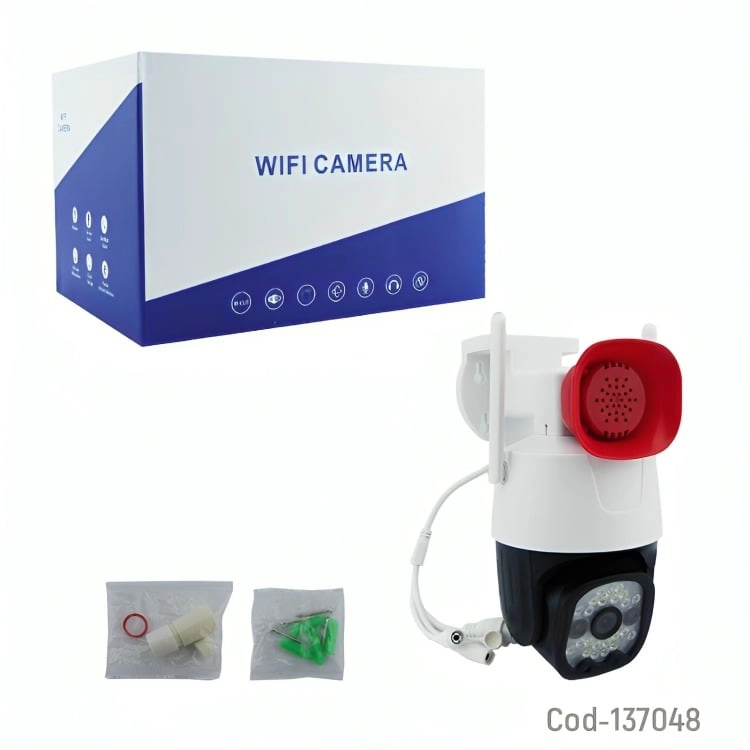 CAMARA DE VIGILANCIA IP WIFI PARA EXTERIOR DE 23 LED MODELO C007X-L - 4
