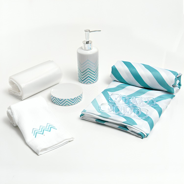 SET DE BAÑO EN CAJA 6 PIEZAS / HUASCO – MASHINI - 3