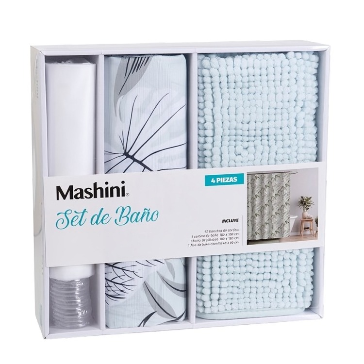 SET DE BAÑO EN CAJA 4 PIEZAS / NYERI – MASHINI - 2