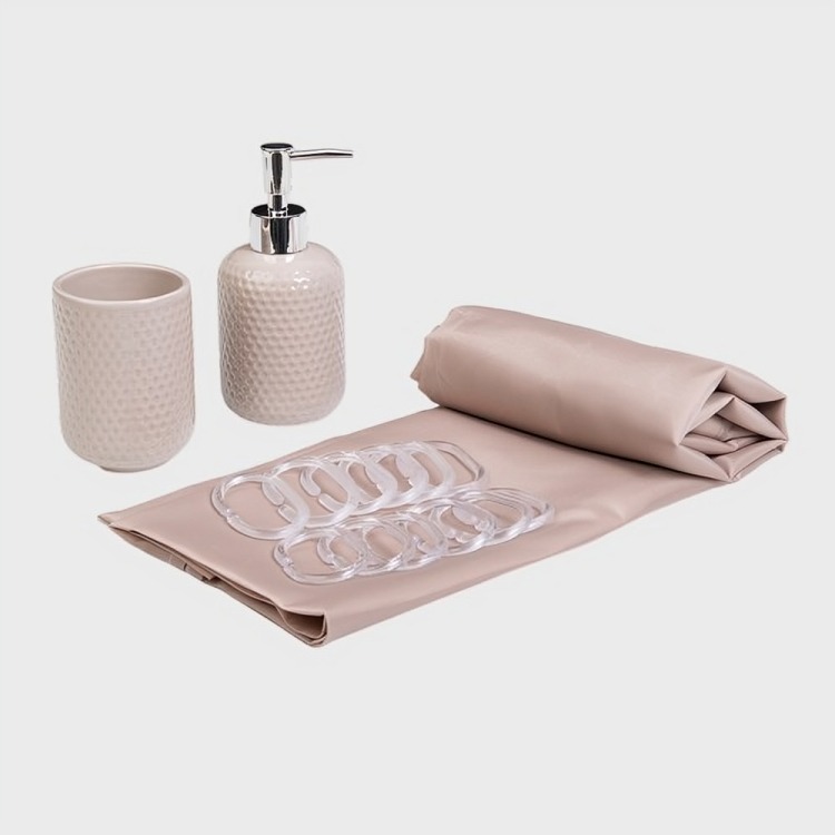 SET DE BAÑO 4 PIEZAS / ARENA – MASHINI - 1