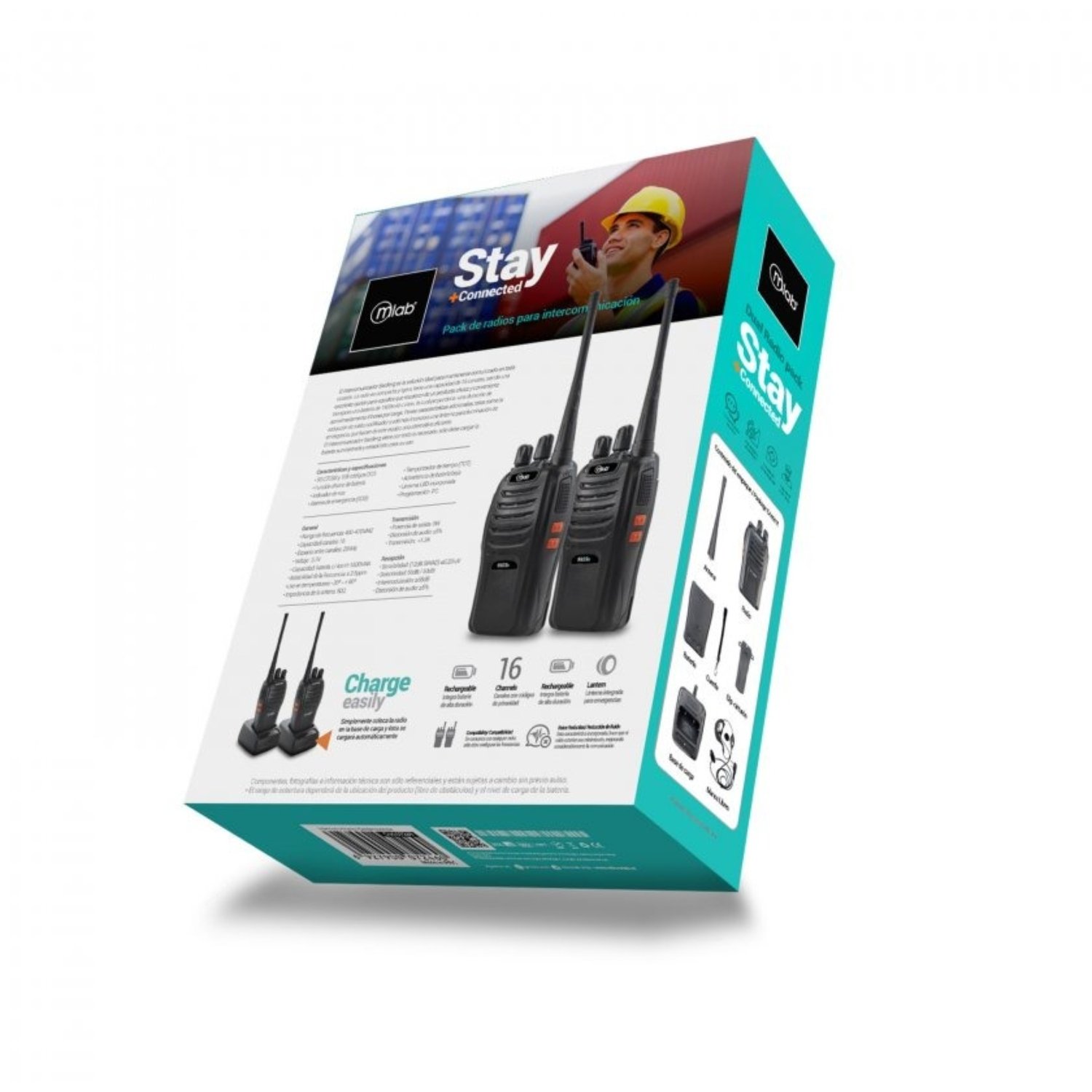 PACK 2 RADIO INTERCOMUNICADOR MLAB ML-9323S - 5