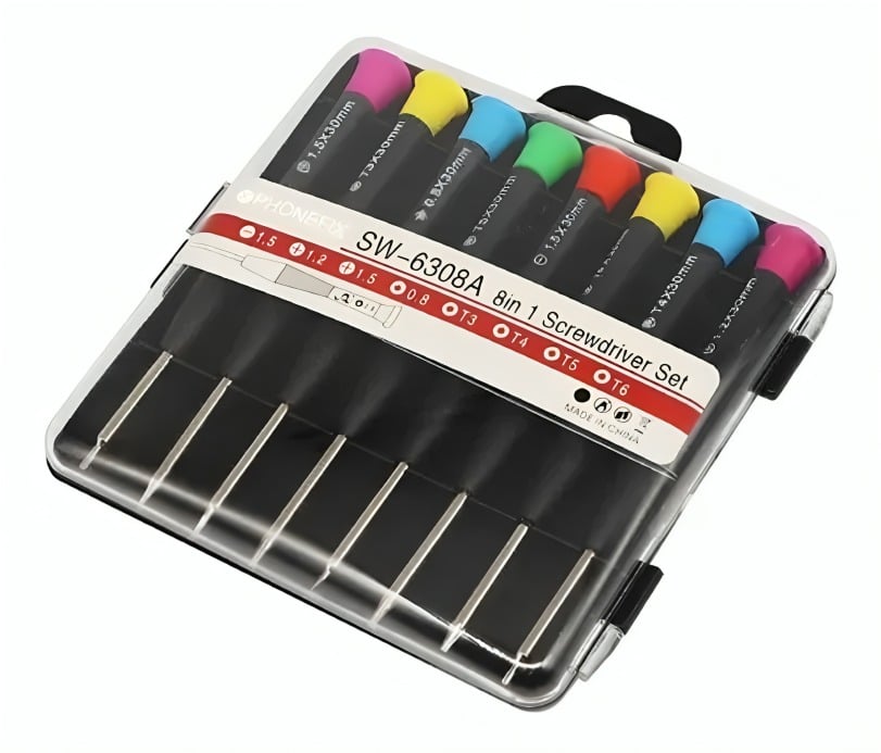 KIT JUEGO DESTORNILLADORES DE PRECISIÓN 8 EN 1 HERRAMIENTAS - 1