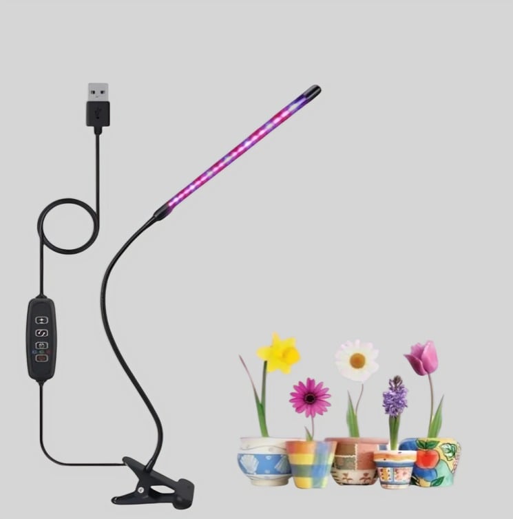 LUZ DE CRECIMIENTO CON TEMPORIZADOR PARA PLANTA INTERIOR - 2
