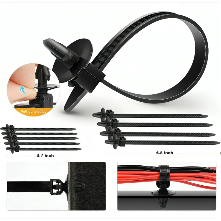 KIT 725 CLIP BROCHE RETENCIÓN PLÁSTICO AUTO LATA TAPABARRO - 3