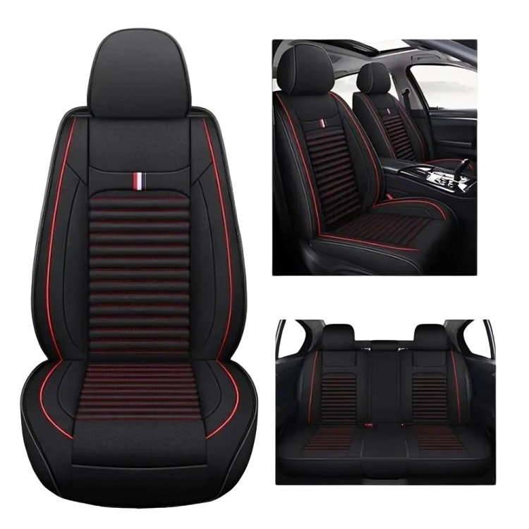 SET 5 FUNDA CUBRE ASIENTO UNIVERSAL TELA FORRO ASIENTO - 1