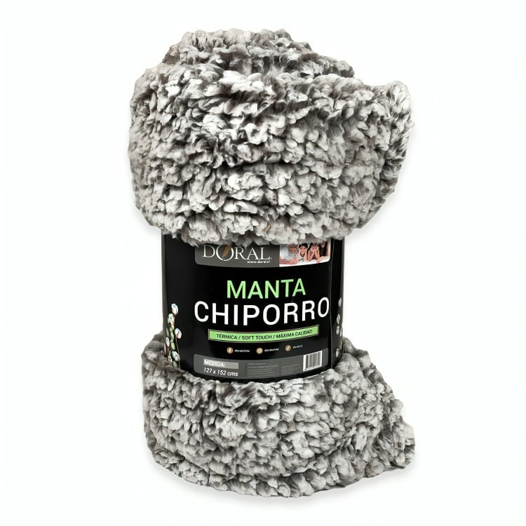 MANTA CHIPORRO TWO TONES – DORAL 127×152 CM. - 1