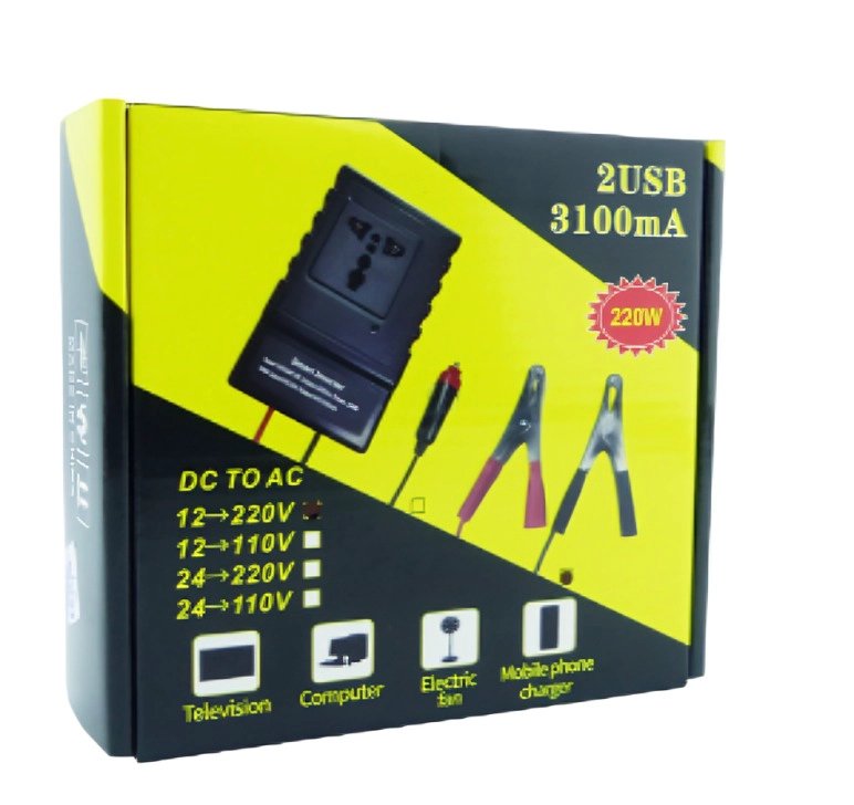 INVERSOR DE VOLTAJE, CONTROLADOR Y 2 PUERTOS USB 3100 - 3