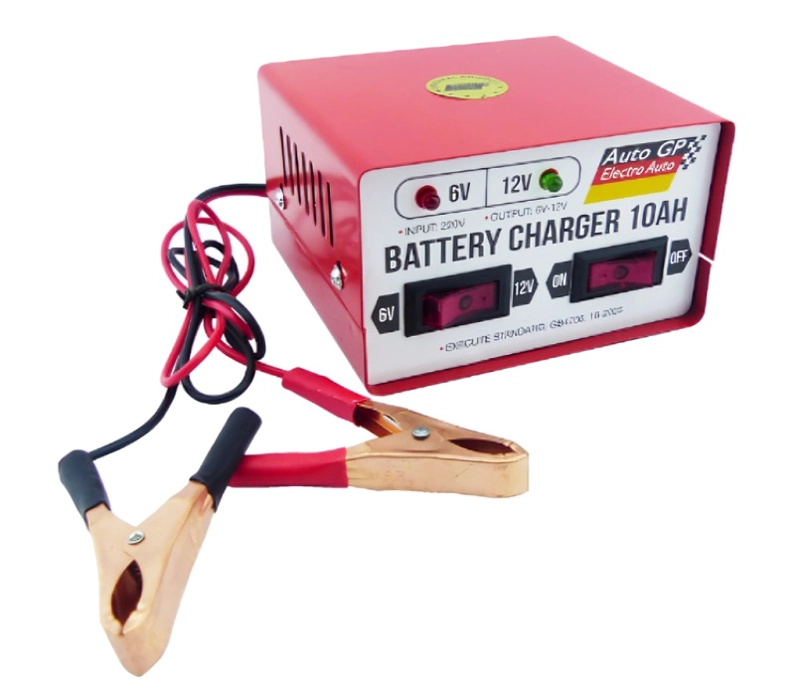 CARGADOR DE BATERIA DE 10 AMP MARCA AUTOGP DE 6 A 12 VOLT - 2