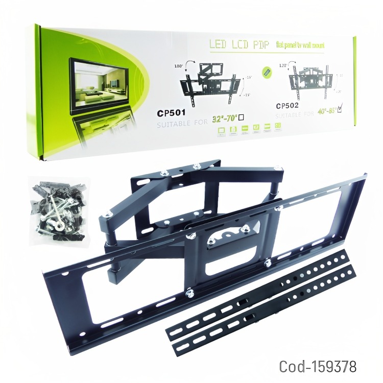 GENÉRICO SOPORTE TV DE 40 A 80 PULGADAS CON DOBLE BRAZO