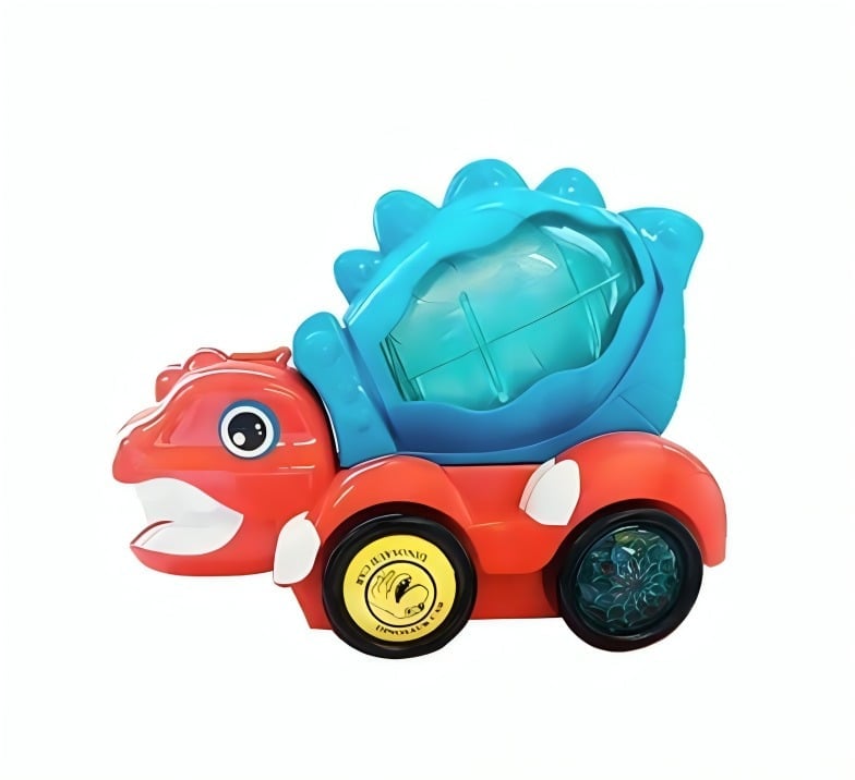 AUTO DINOSAURIO JUGUETE EXCAVADORA LUCES PARA NIÑOS - 2