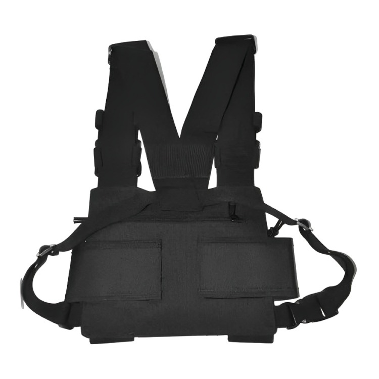 BOLSA TÁCTICA DE PECHO CHALECO AJUSTABLE FUNCIONAL - 2
