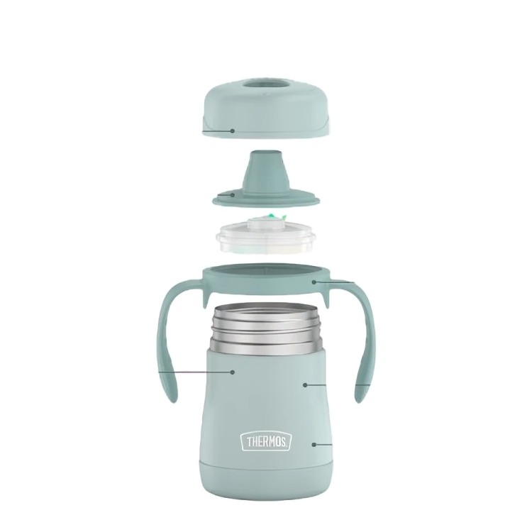 BOTELLA AC INOX ASAS KIDS 210ML THERMOS - VERDE - 2