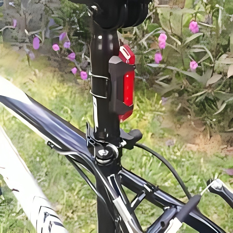 LUCES LED RECARGABLES PARA BICICLETA EN COLOR BLANCO - 2
