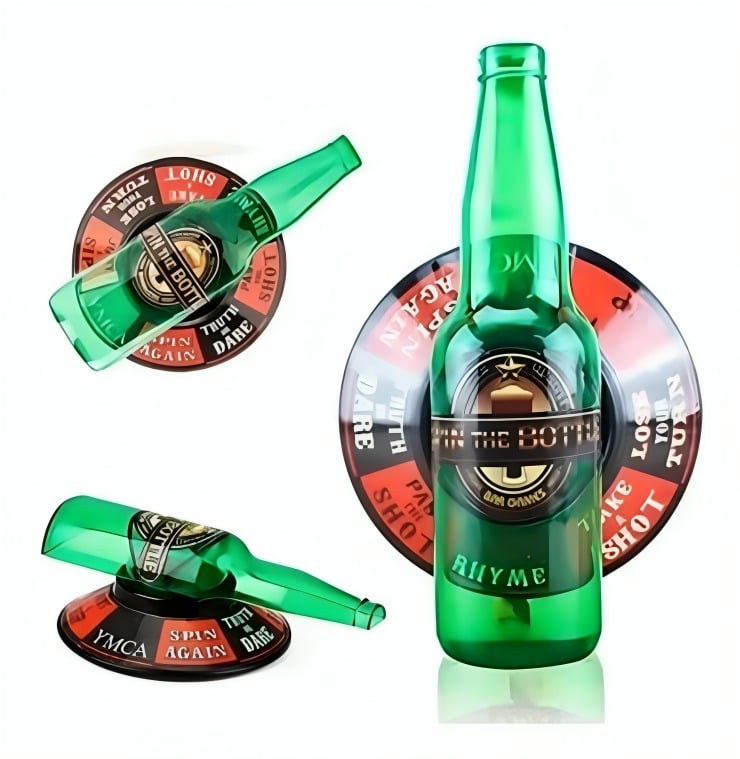 JUEGO DE LA BOTELLA SPIN THE BOTTLE JUEGOO DE TRAGOS Y RETOS - 1