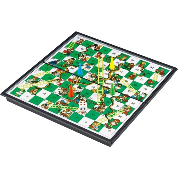 JUEGO MESA TABLERO DIDÁCTICO ESCALERA Y SERPIENTE MAGNÉTICA - 2