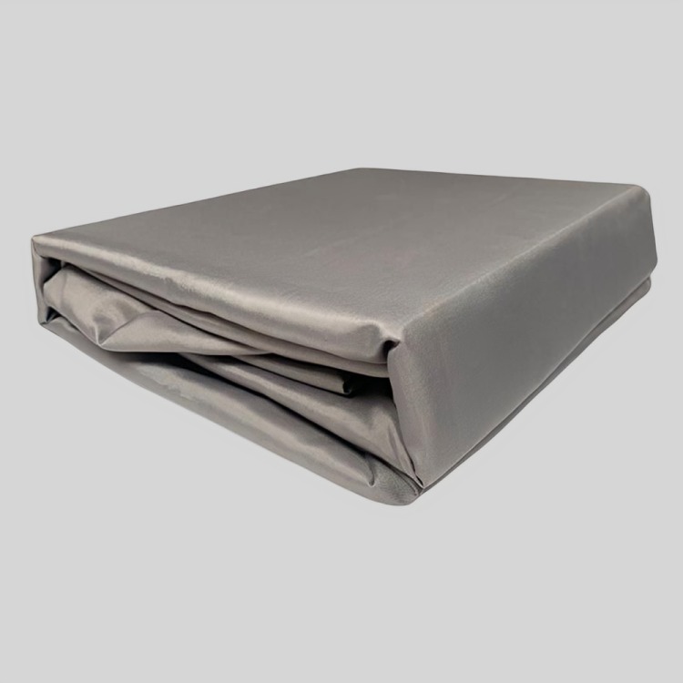 JUEGO DE SÁBANAS MARINA LISA 2 PLAZAS GRIS OSCURO - 3