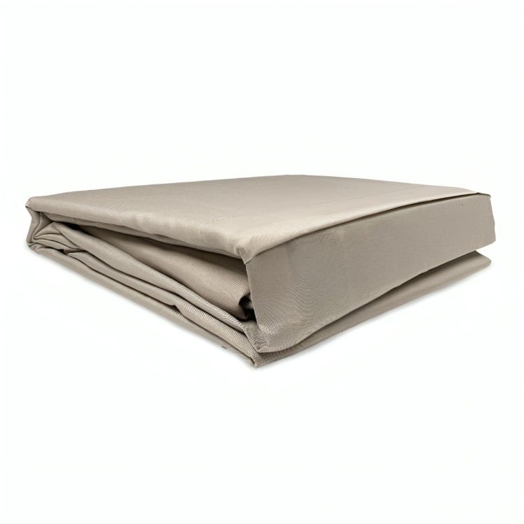 JUEGO DE SÁBANAS MARINA LISA 1.5 PLAZAS GRIS CLARO - 2