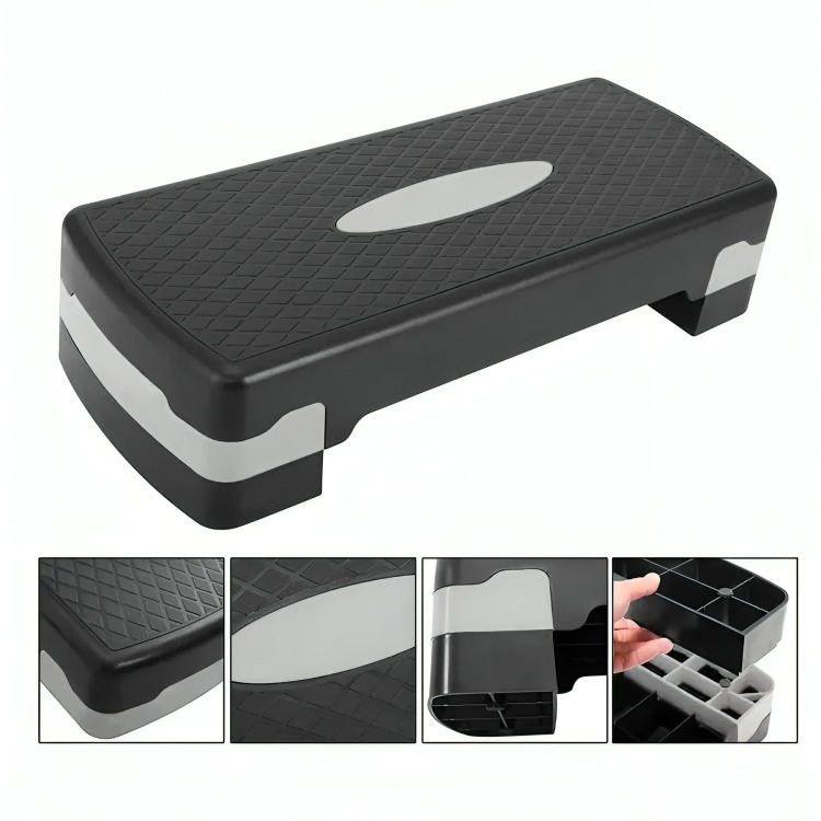 STEP AEROBICO 2 NIVELES ANTIDESLIZANTE PILATES FITNESS - 2