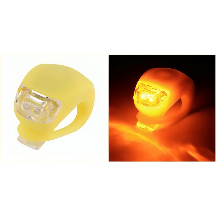 PACK 2 LUCES LED BICICLETA SILICONA - 4