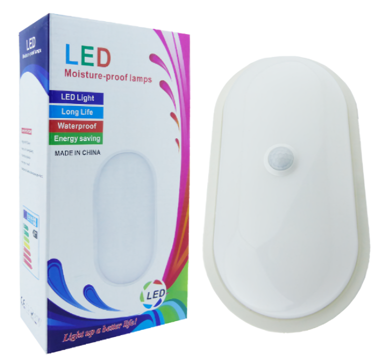 FOCO PARED LED 20W SENSOR T-58 OVALADO - 3