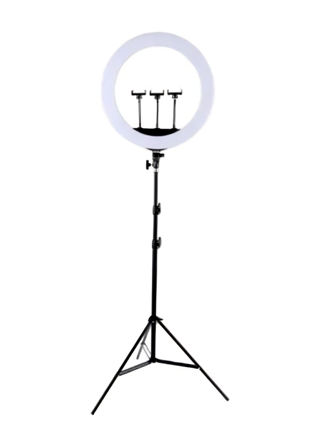 ARO LED 22' LUZ 3 COLORES CON ATRIL 2.10M - 1
