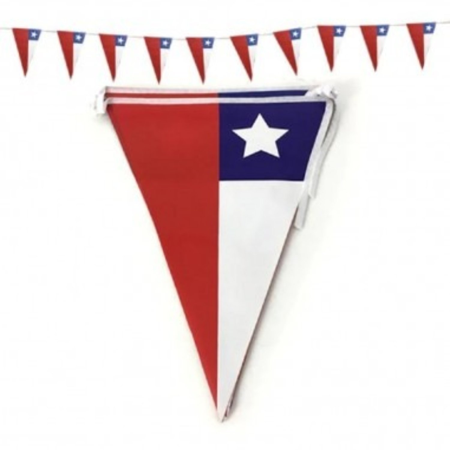 PACK X 4 BANDERIN PLASTICO 22×29 CM 3,6 METROS – BIG PARTY - 2
