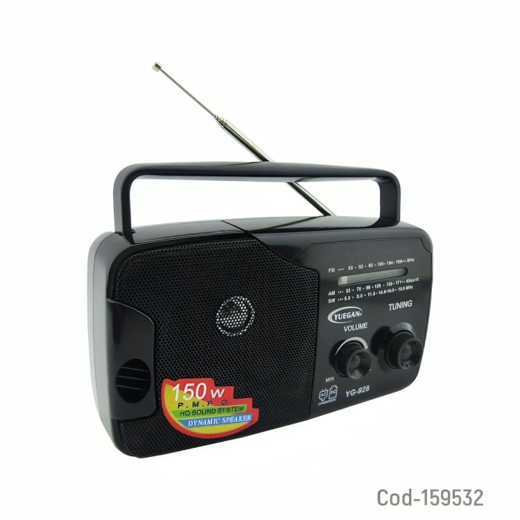RADIO MULTIBAMDA YUEGAN 150W 3 BANDAS PORTABLE - 2