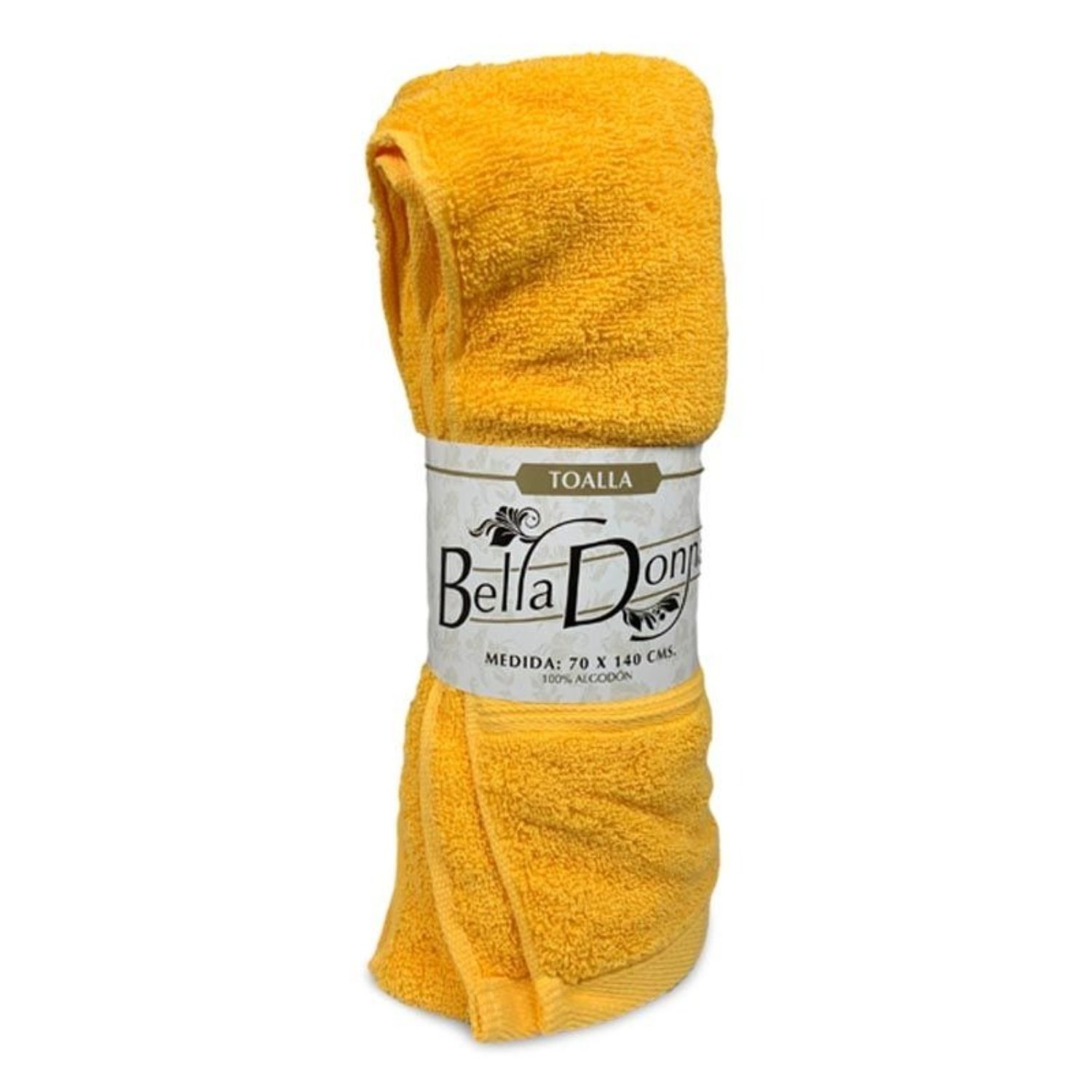 TOALLA DE MANO BELLA DONNA 70×140 CM / AMARILLO – DORAL - 3