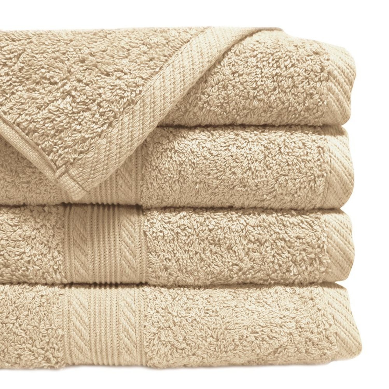 TOALLA DE BAÑO 70×140 CM / BEIGE – LOURDES - 2