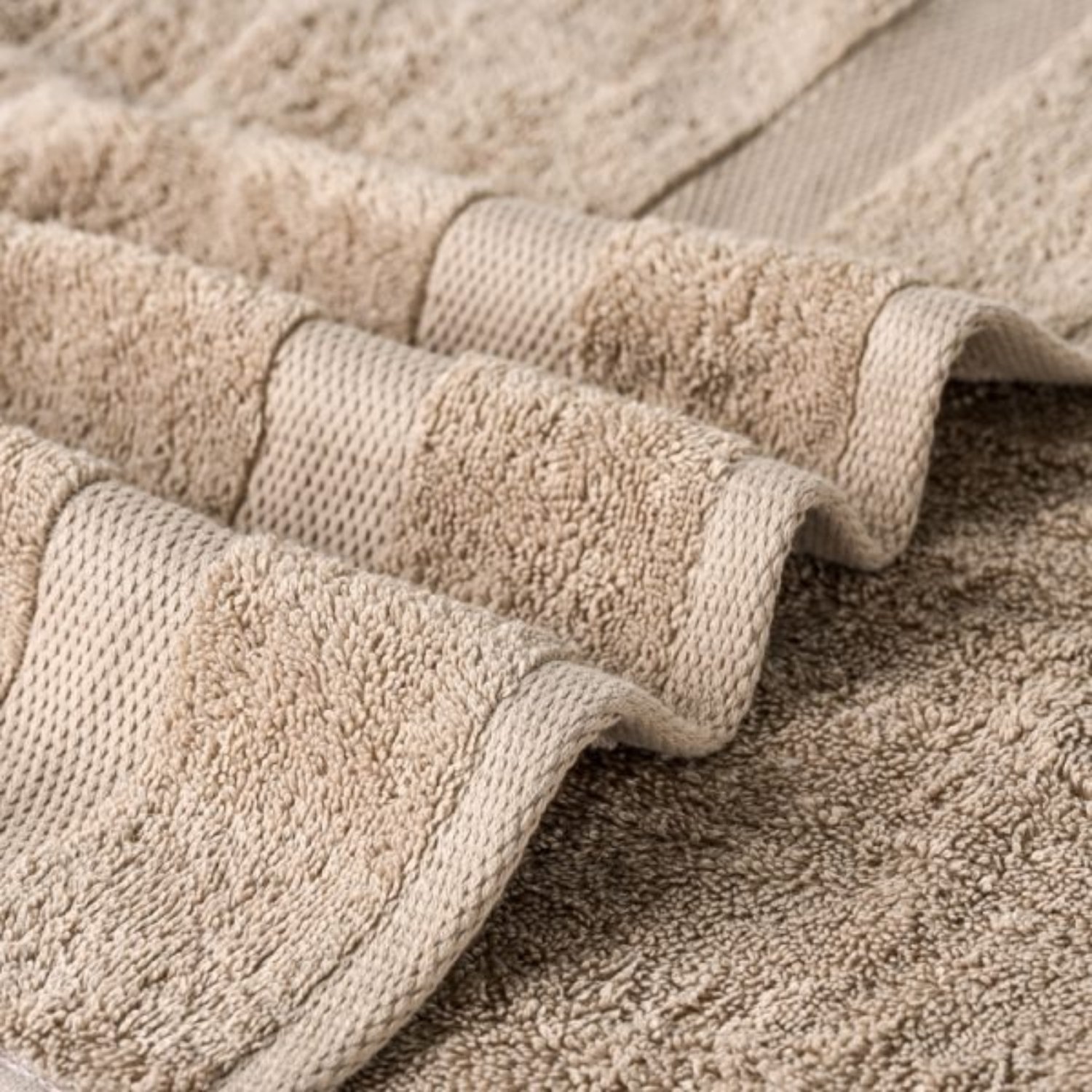 TOALLA DE MANO 45×90 CM / BEIGE – LOURDES - 2