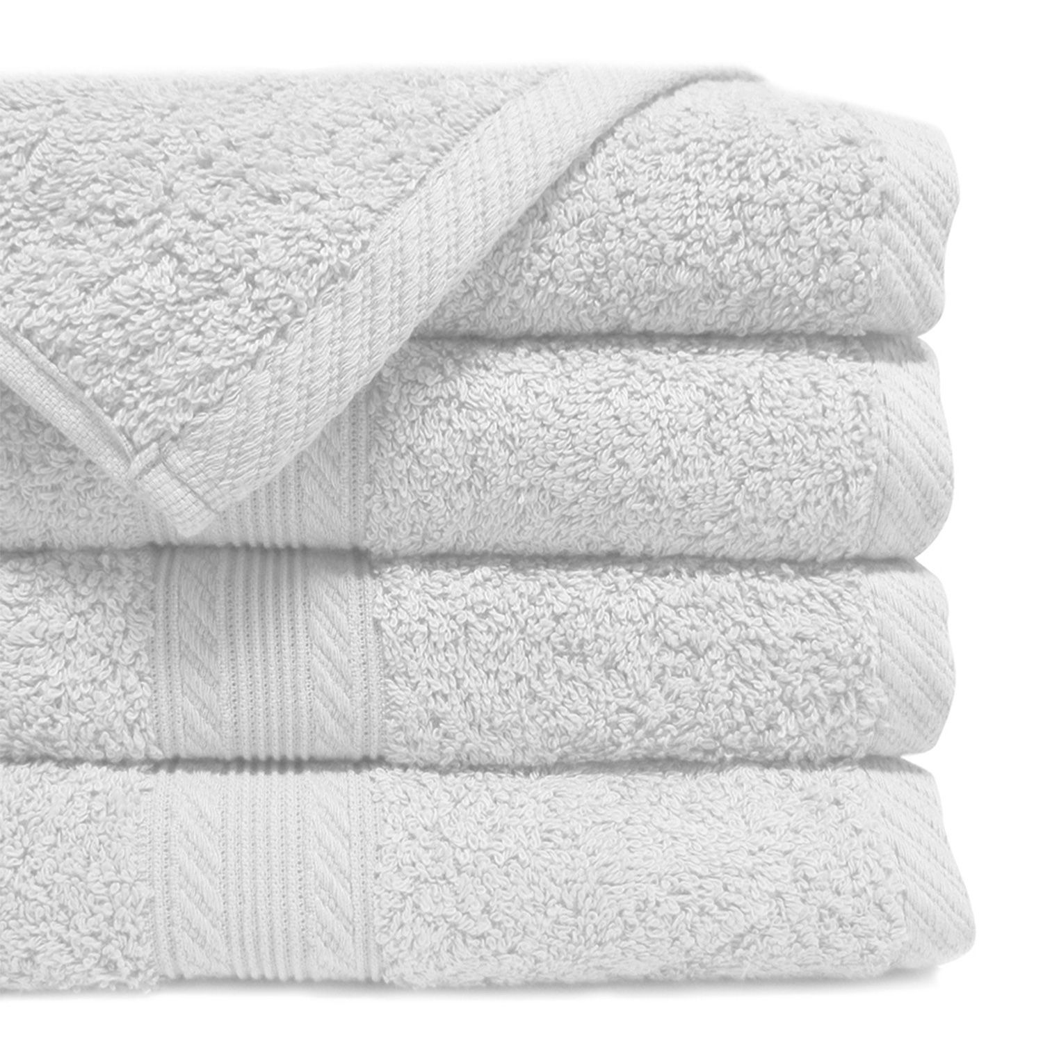 TOALLA HOTELERA 500 GRS 50×80 CM / BLANCA – LOURDES - 3