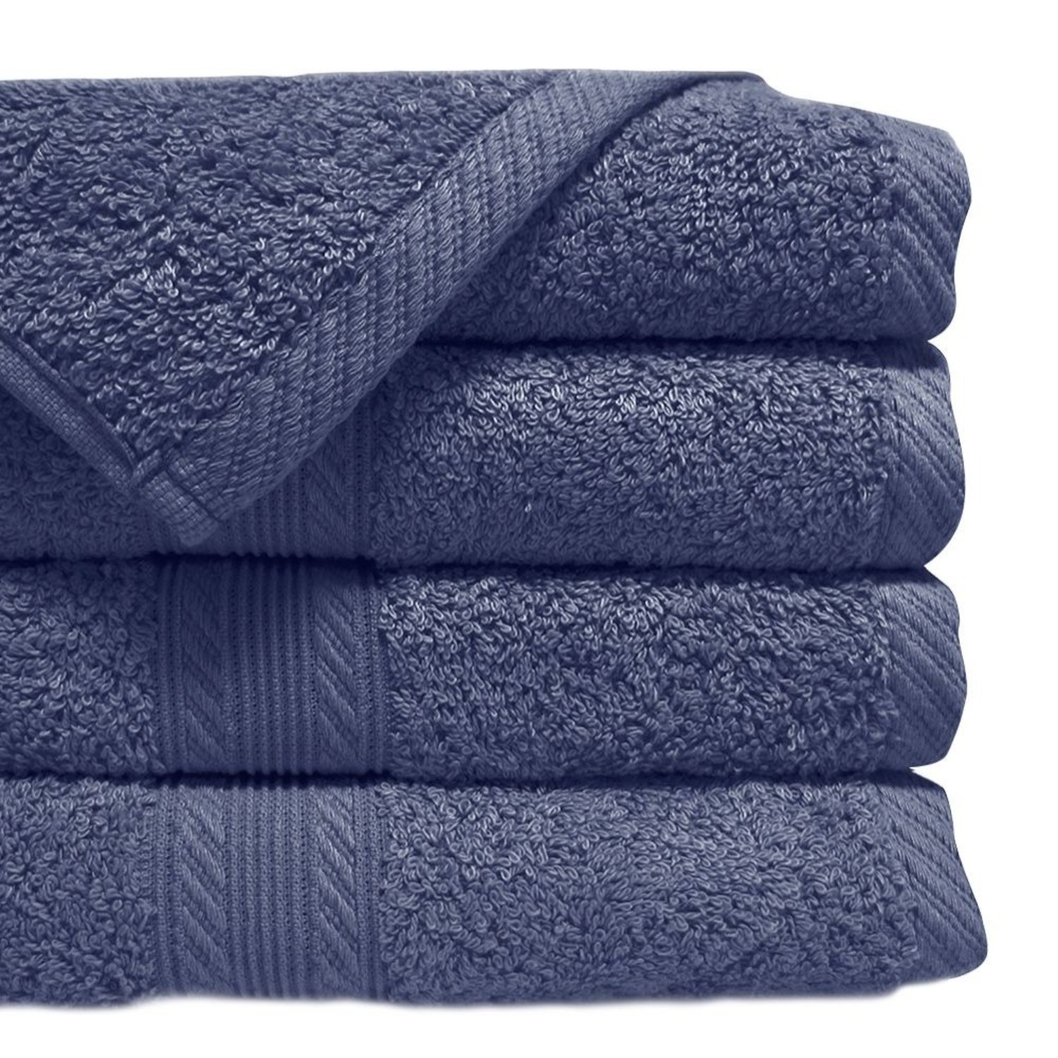TOALLA DE MANO 45×90 CM / AZUL PIEDRA – LOURDES - 2