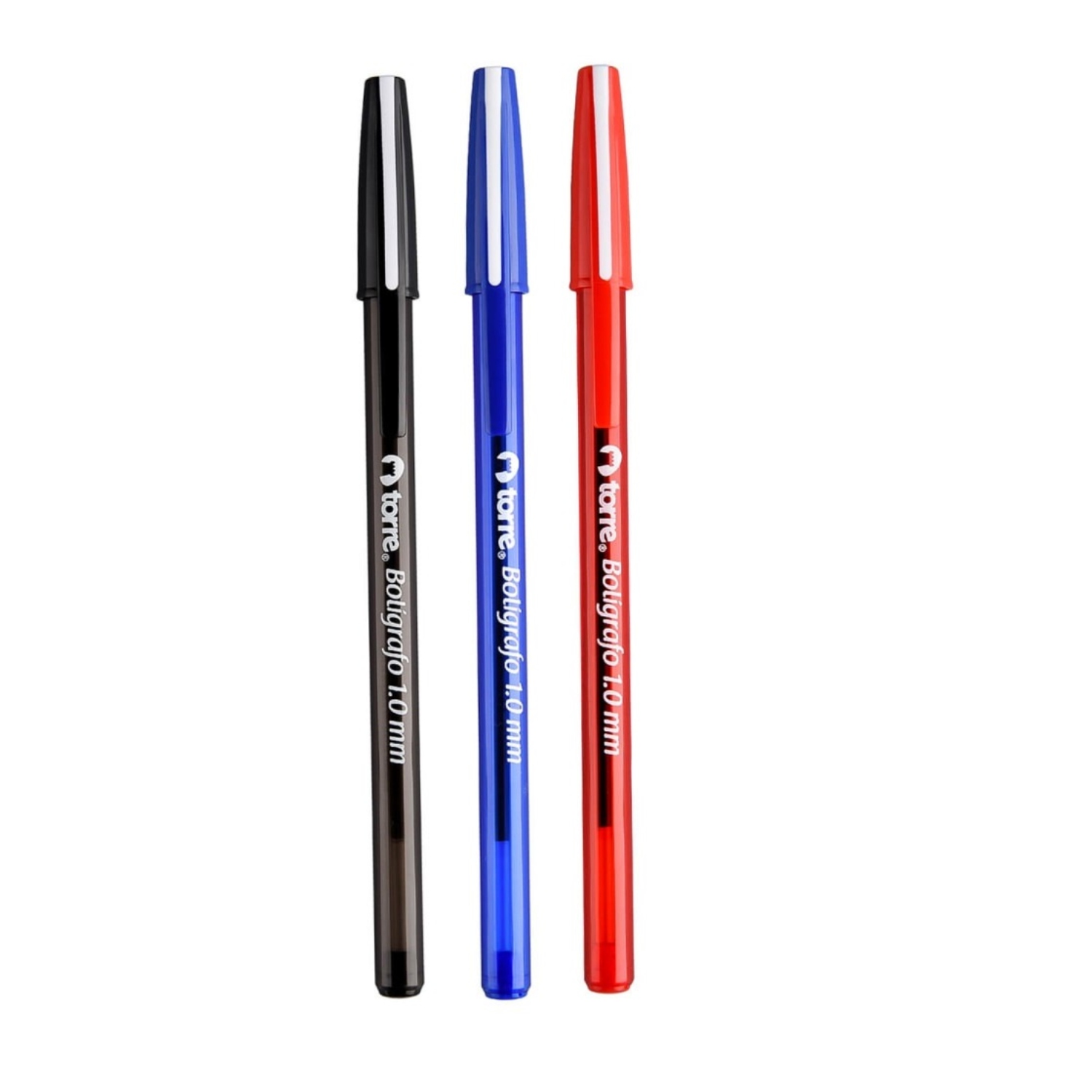 PACK X 4 BLISTER BOLIGRAFOS 1 AZUL 1 NEGRO Y 1 ROJO – TORRE - 4