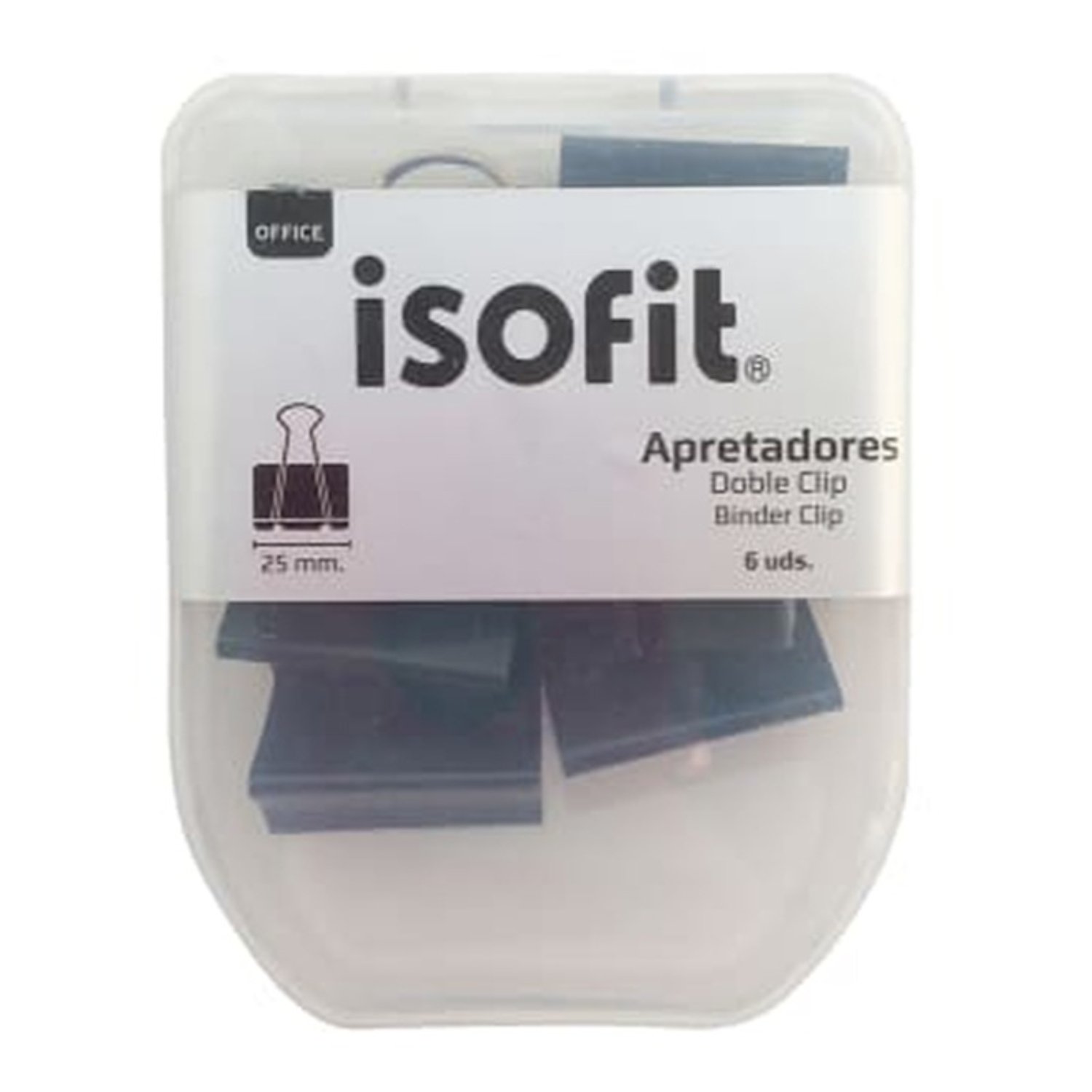 PACK X 4 APRETADOR DSG CON PLASTICO 25 MM 6 UND – ISOFIT - 1