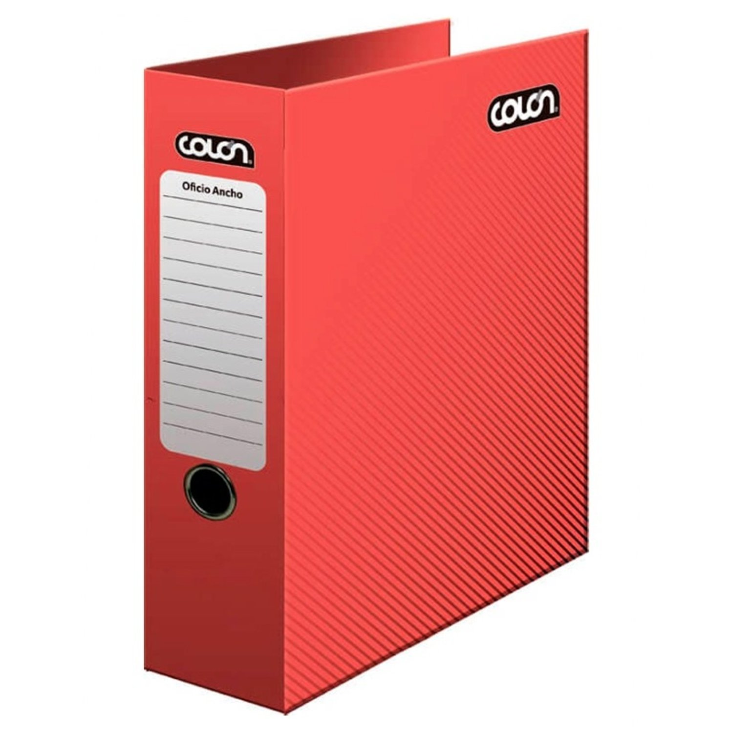 ARCHIVADOR OFICIO ANCHO COLORES ROJO – COLON - 2