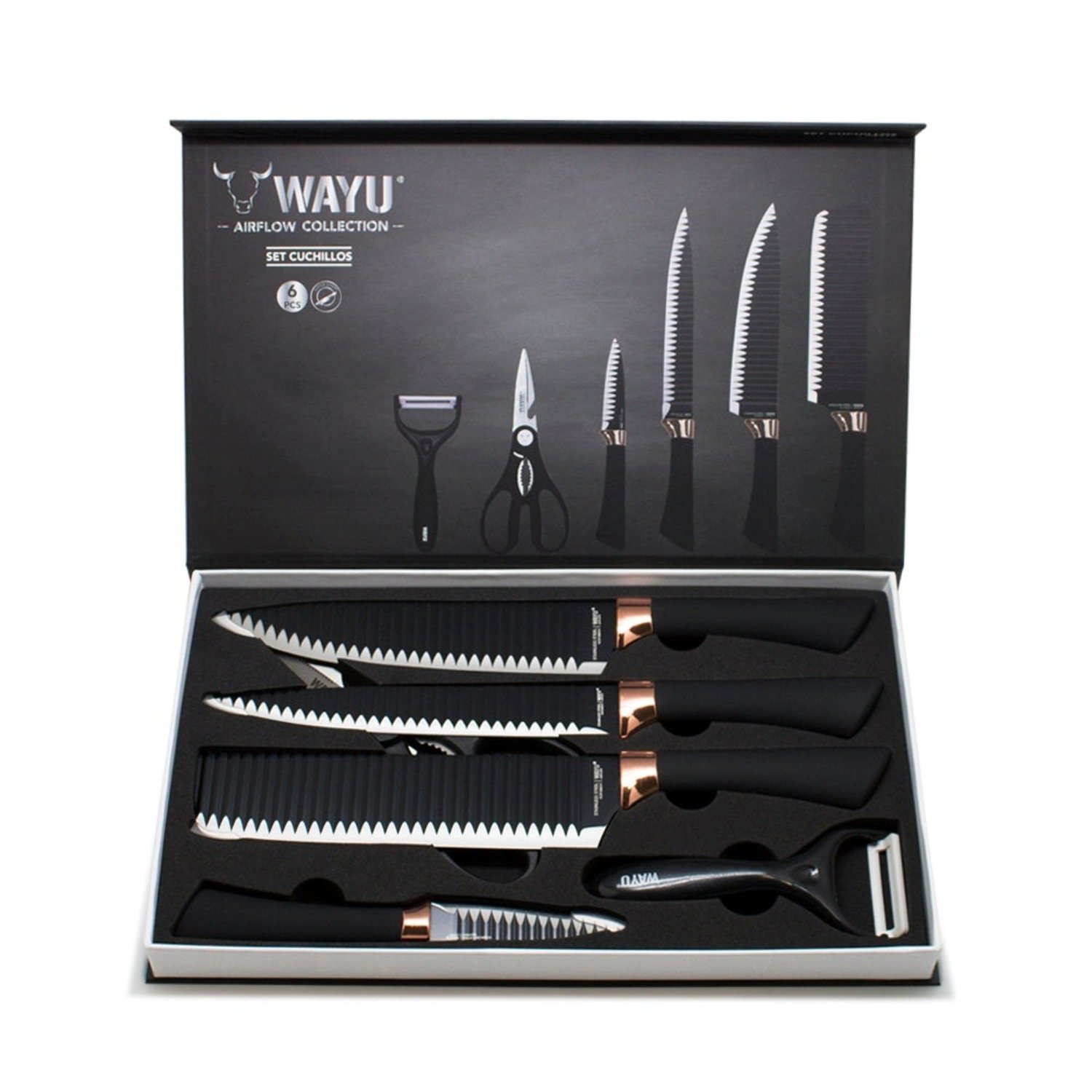 SET CUCHILLOS ROLLING WAYU - 3