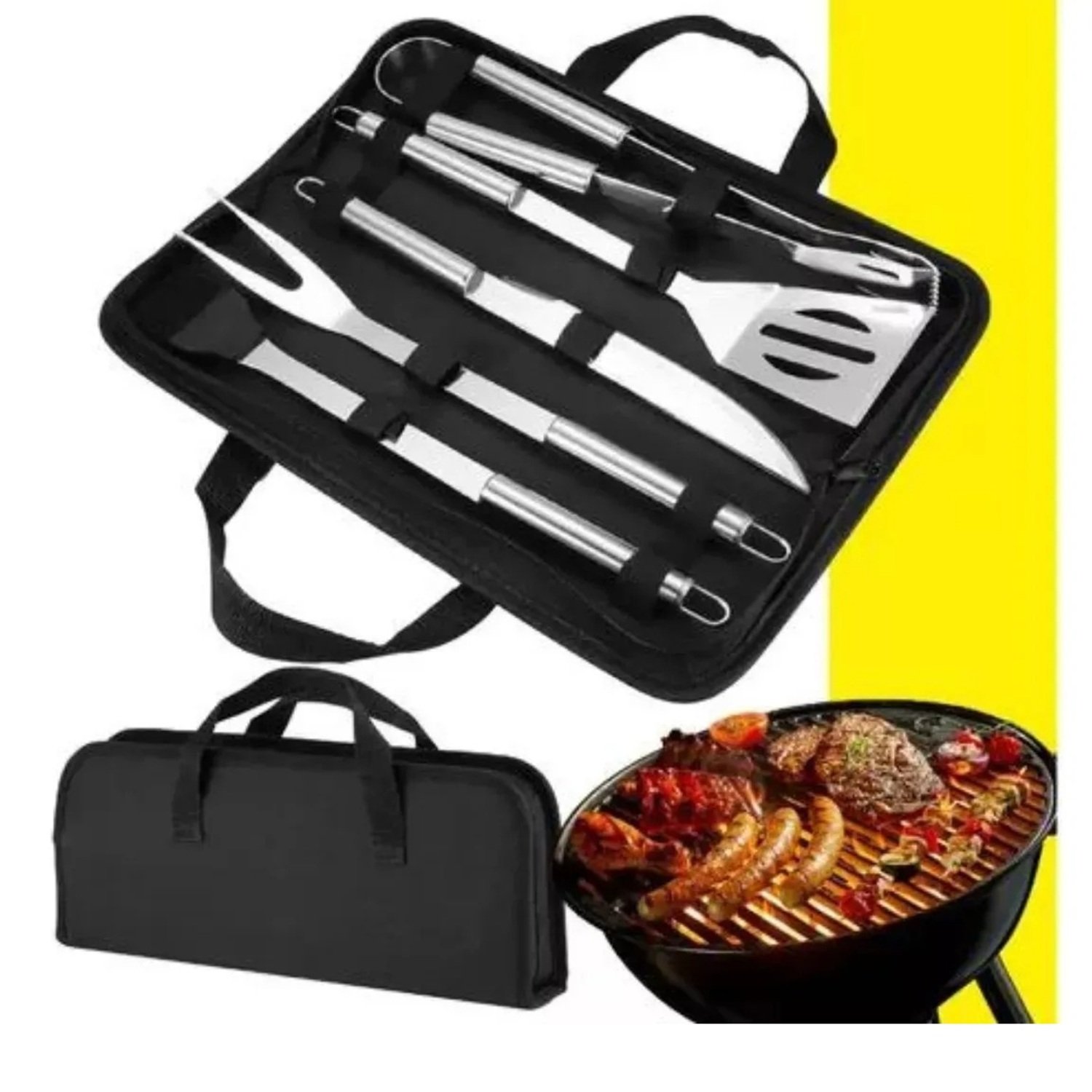 SET DE UTENSILIOS DE COCINA CON ESTUCHE PARA ASAR - 2