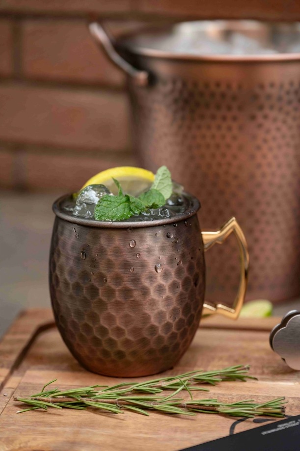 COPPER  MUG WAYU CON ACABADO EN COBRE - 2