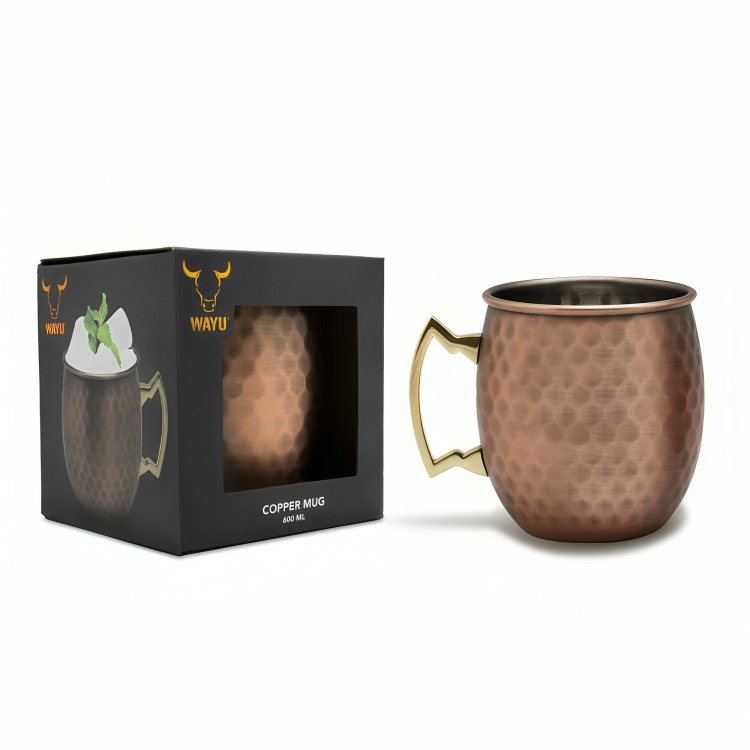 COPPER  MUG WAYU CON ACABADO EN COBRE - 3
