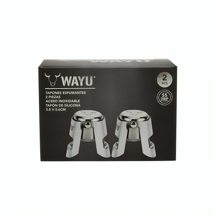 SET 2 TAPONES ESPUMANTE/CHAMPAGNE WAYU - 3