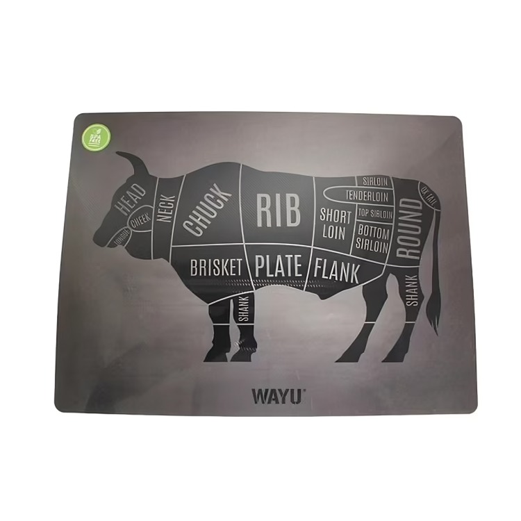 INDIVIDUAL PVC CORTES BLACK WAYU - 1