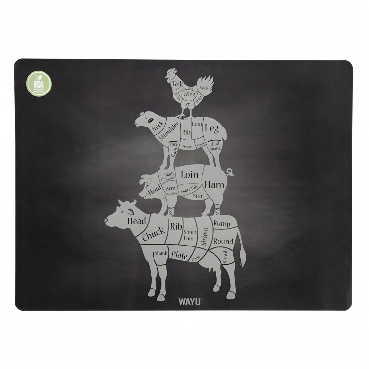 INDIVIDUAL PVC ANIMALES WAYU COCINA MESA MANTEL SOBREMESA - 1