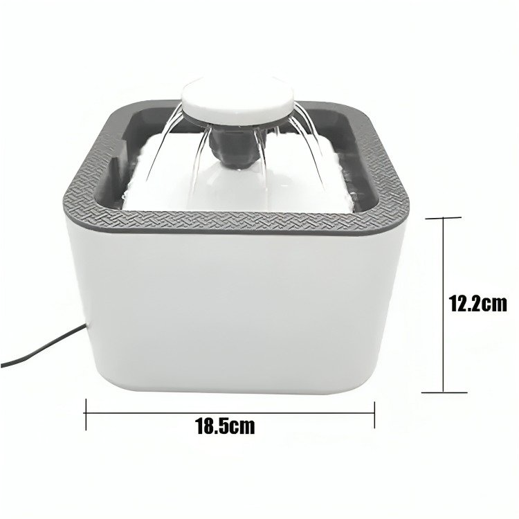 FUENTE DE AGUA BEBEDERO PARA GATOS Y PERROS DE 2.5 LITROS - 2