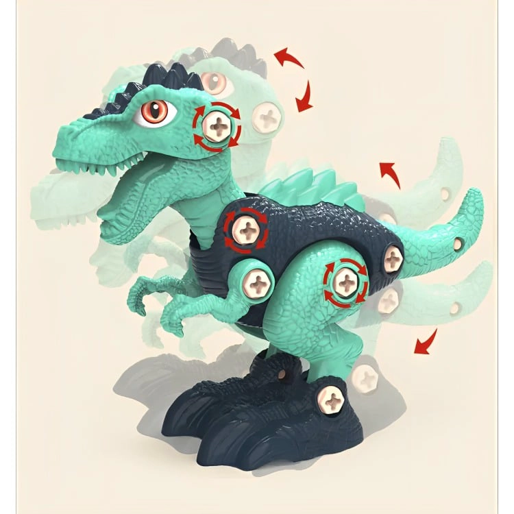 JUGUETE DIDACTICO 2 DINOSAURIOS ARMABLES - 3