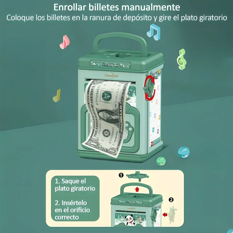 ALCANCIA DE AHORRO ELECTRONICA SONIDO ROSA - 3