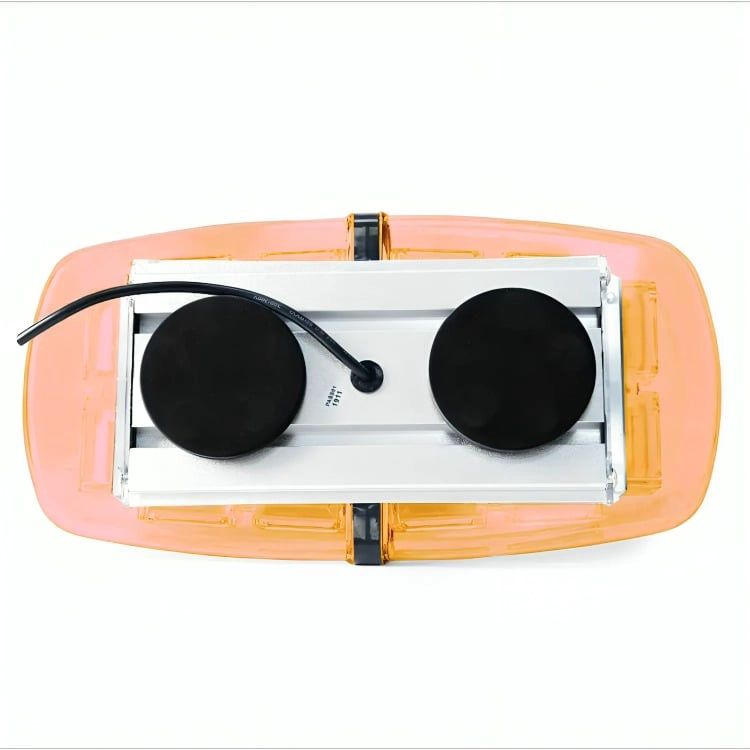 BALIZA LUZ LED AMBAR TECHO IMAN 12V-24V ESTROBOSCOPICA - 4